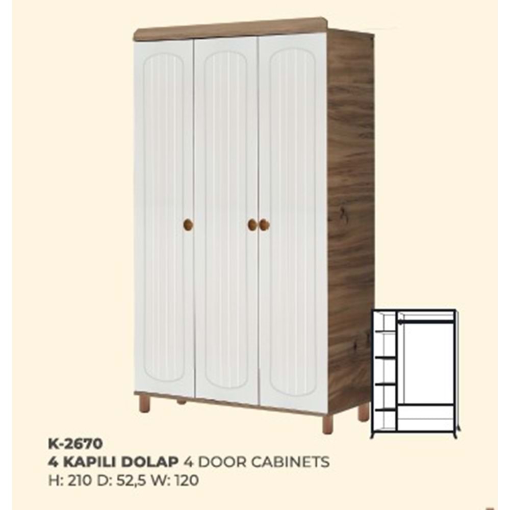 2670 LUNA BOHEM3 KAPAKLI DOLAP