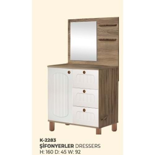 2283 LUNA BOHEM DOLAPLI ŞİFONYER